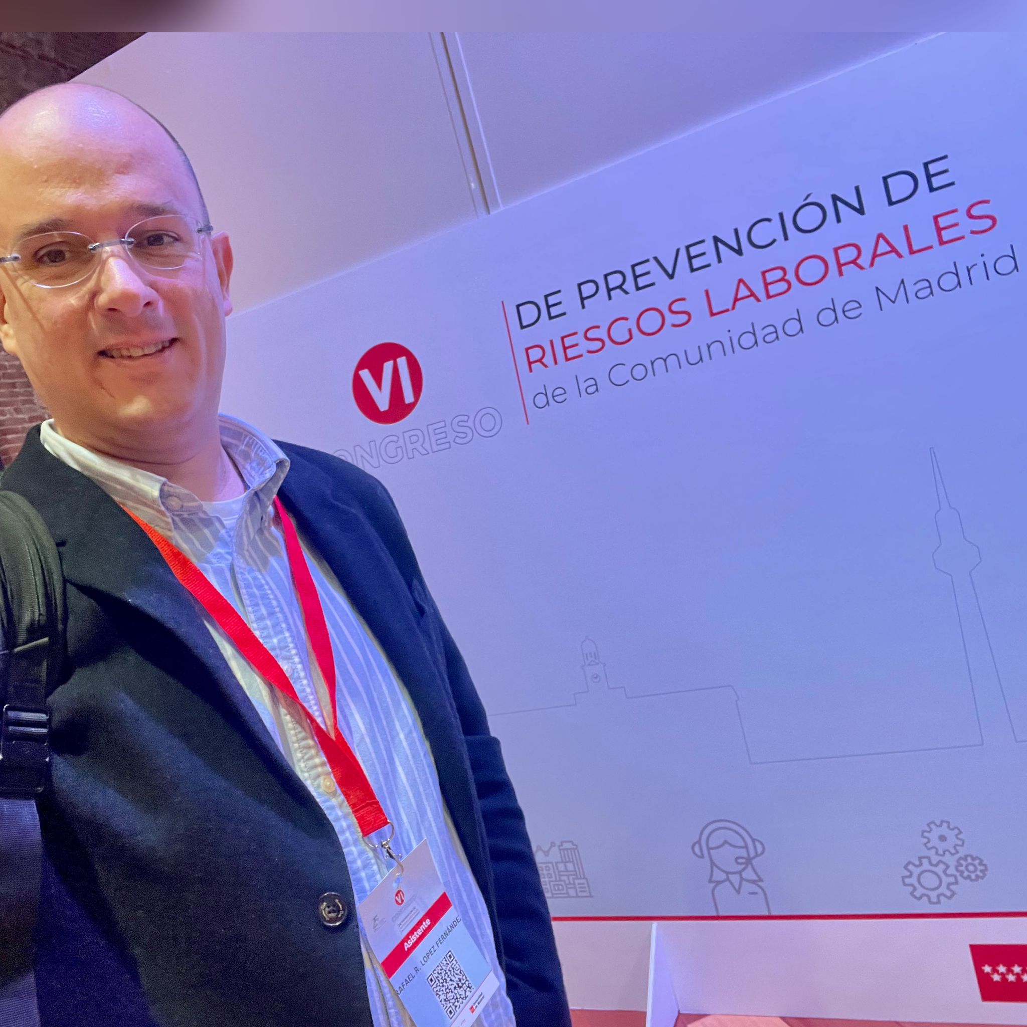 Asistimos al #VICongresoPRL organizado por el Instituto Regional de Seguridad y Salud en el Trabajo en la Real Fábrica de Tapices