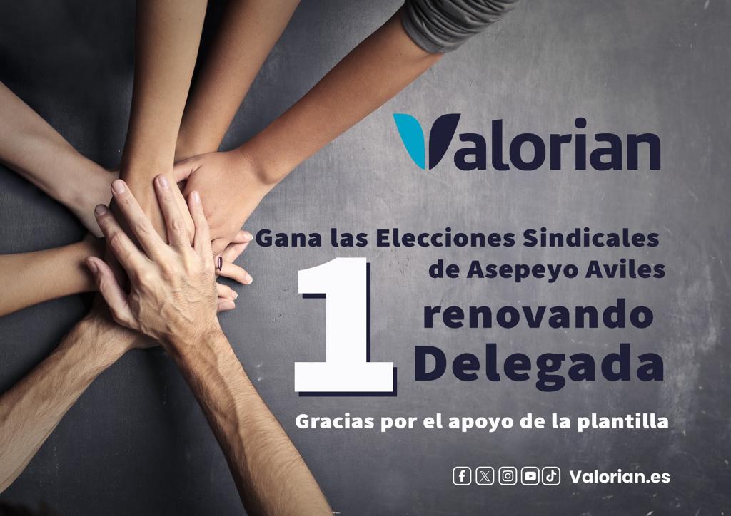 Valorian renueva la delegada en las EESS de Asepeyo en Avilés