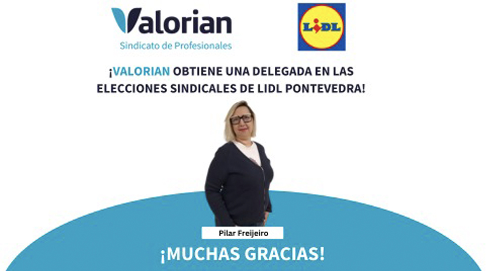 Valorian obtiene una delegada en las EESS de Lidl en Pontevedra