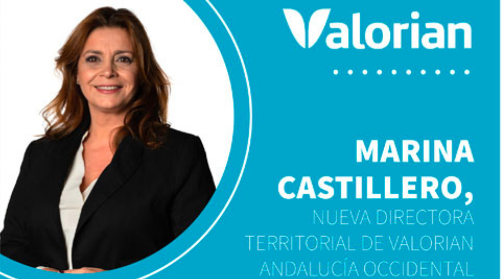 Marina Castillero, nueva directora territorial de Valorian Andalucía Occidental Extremadura