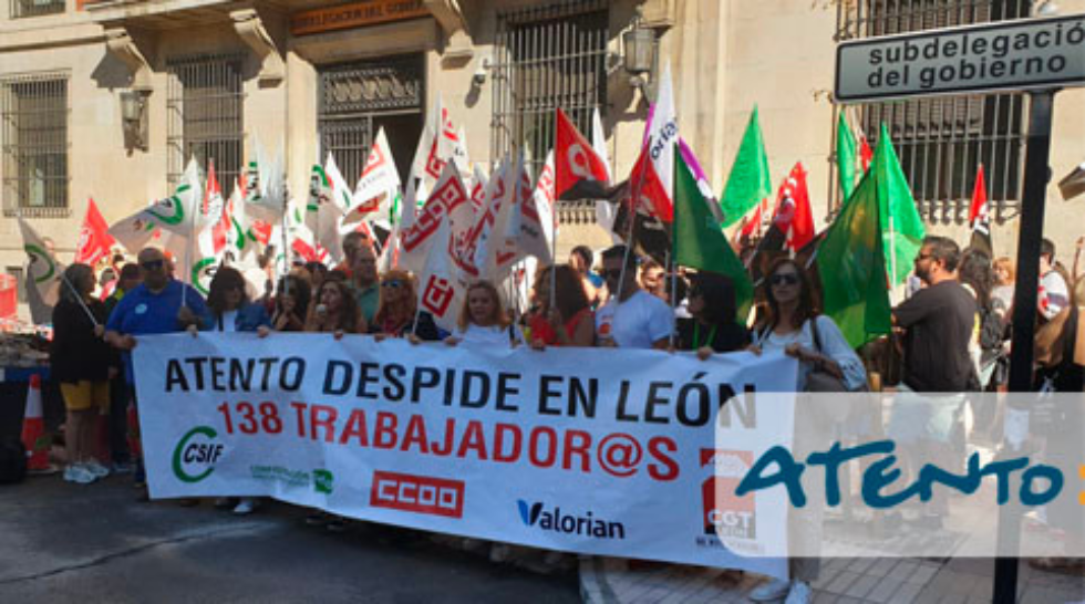 Valorian acude a la manifestación contra el art.41 de Atento León