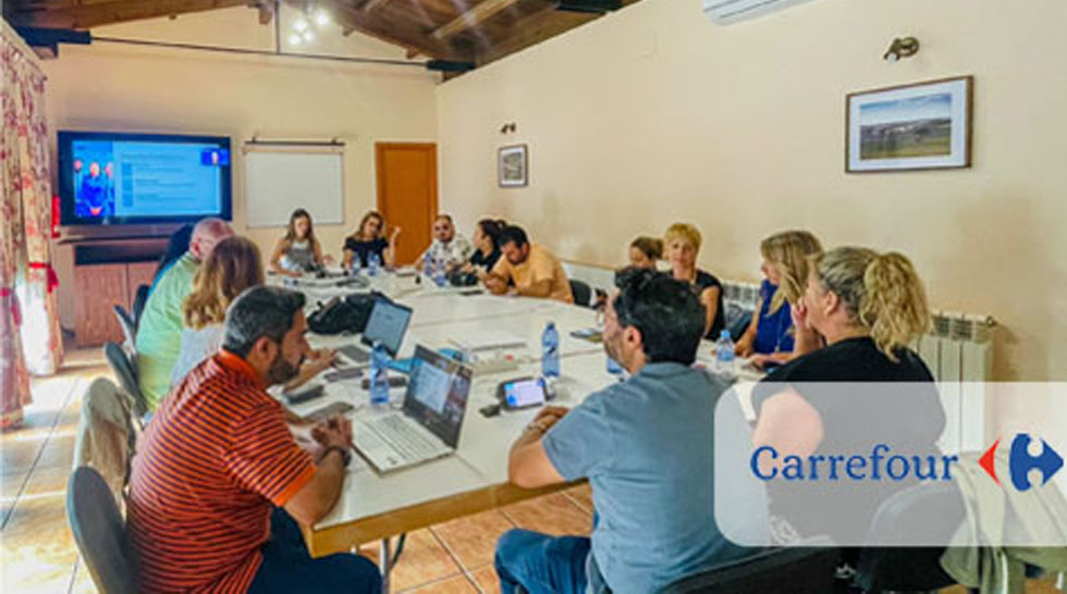 Reunión de trabajo de la sección sindical Valorian Carrefour del territorial Castilla León y Cantabria