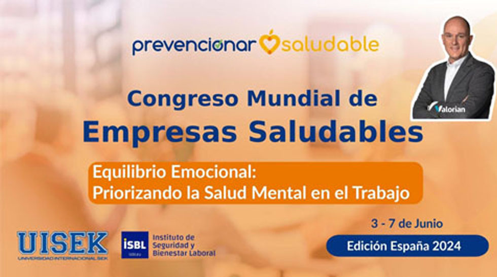 Valorian asiste al congreso mundial de empresas saludables