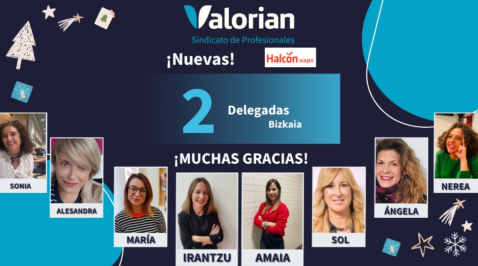 Obtenemos 2 nuevas delegadas en Halcón Bizkaia