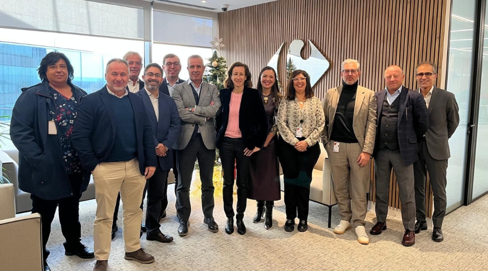 Reunión con Elodie Perthuisot, CEO de Carrefour España y Julien Veyrier, Director Área Corporativa y RRHH