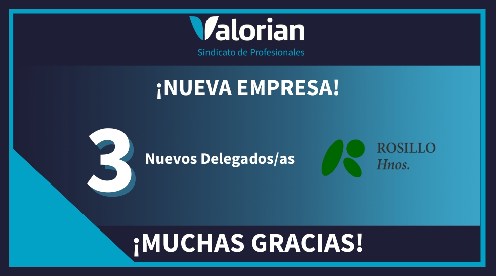 Conseguimos tener por primera vez representación en Rosillo Hermanos