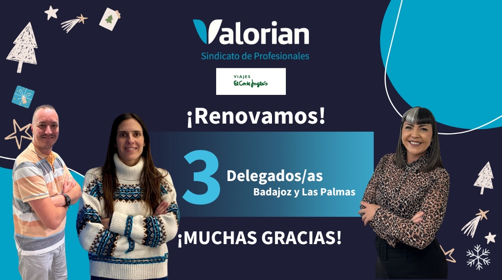 Valorian renueva 3 delegados/as en los procesos electorales de VECISA