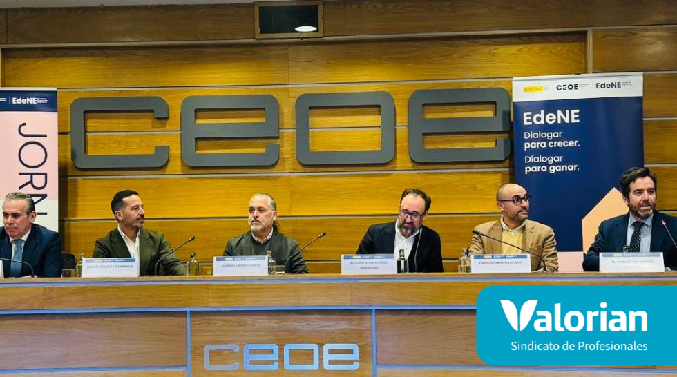 Valorian participa como ponente en una mesa debate organizada por CEOE y EDENE