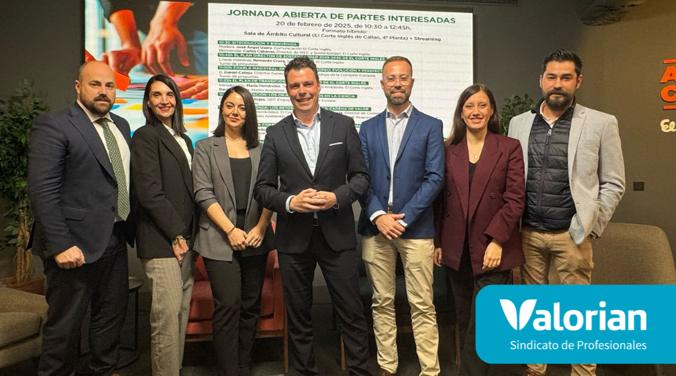 Valorian asiste a la jornada abierta de partes interesadas organizada por El Corte Inglés