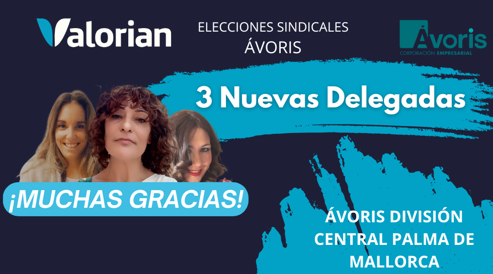 Logramos 3 delegadas en el proceso electoral de Ávoris División Central de Palma de Mallorca