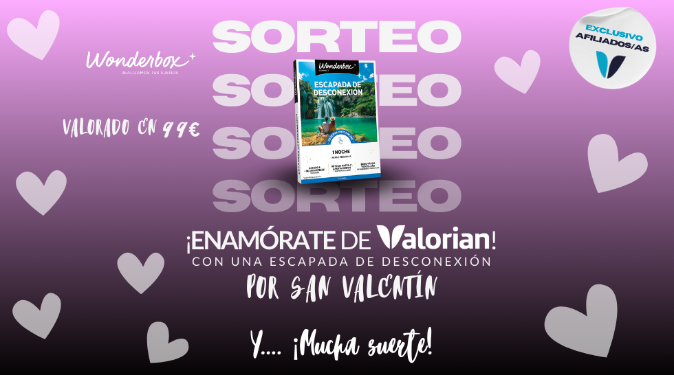¡Enamórate de Valorian por San Valentín con un sorteo!