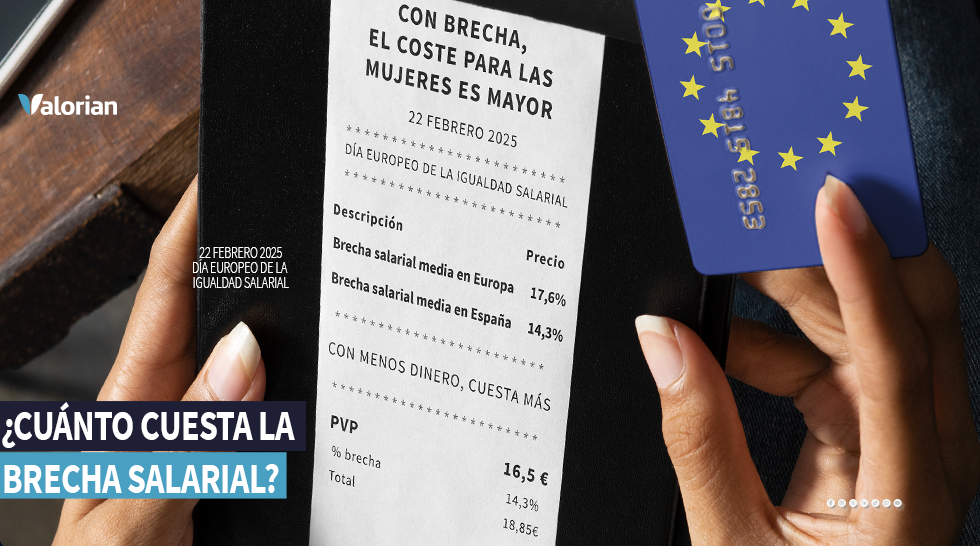 22 de febrero Día Europeo de la Igualdad Salarial.