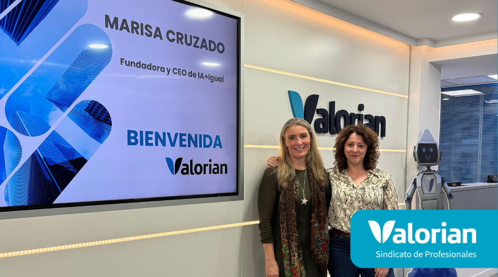 Recibimos en nuestra sede estatal a Marisa Cruzado, Fundadora y CEO de IA+Igual