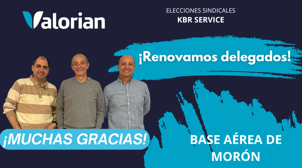 Renovamos delegados en KBR Service base aérea de Morón