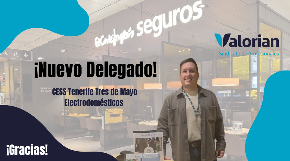 ¡Conseguimos nuevo delegado en CESS Tenerife Tres de Mayo Electrodomésticos!
