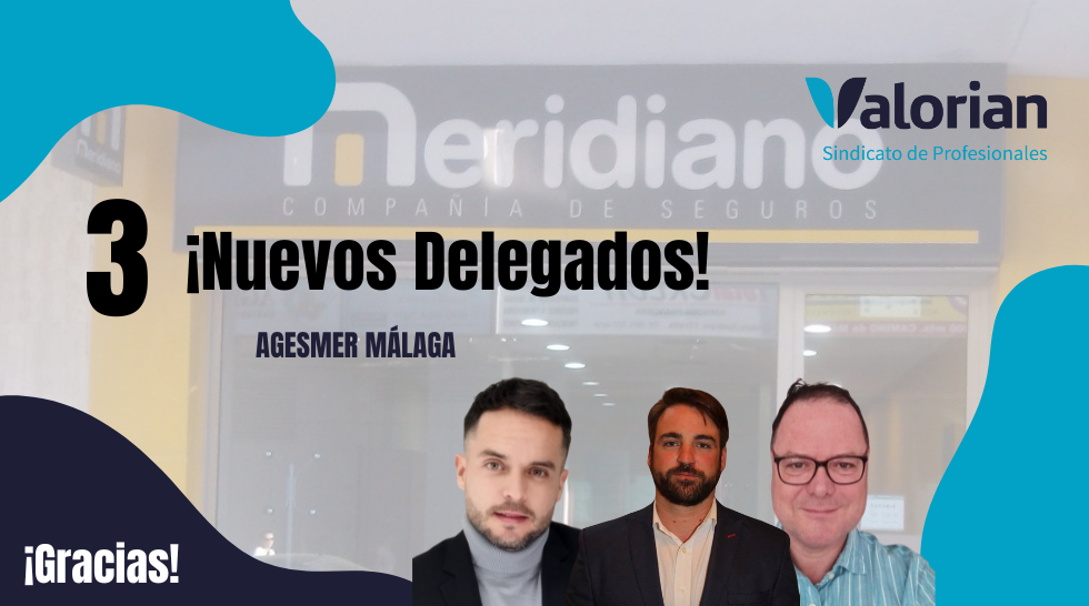¡Conseguimos 3 nuevos delegados de AGESMER en Málaga!