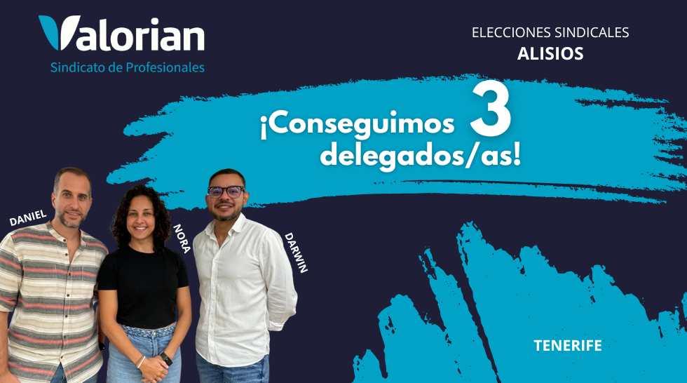 ¡Conseguimos 3 delegados/as en Alisios Tenerife!