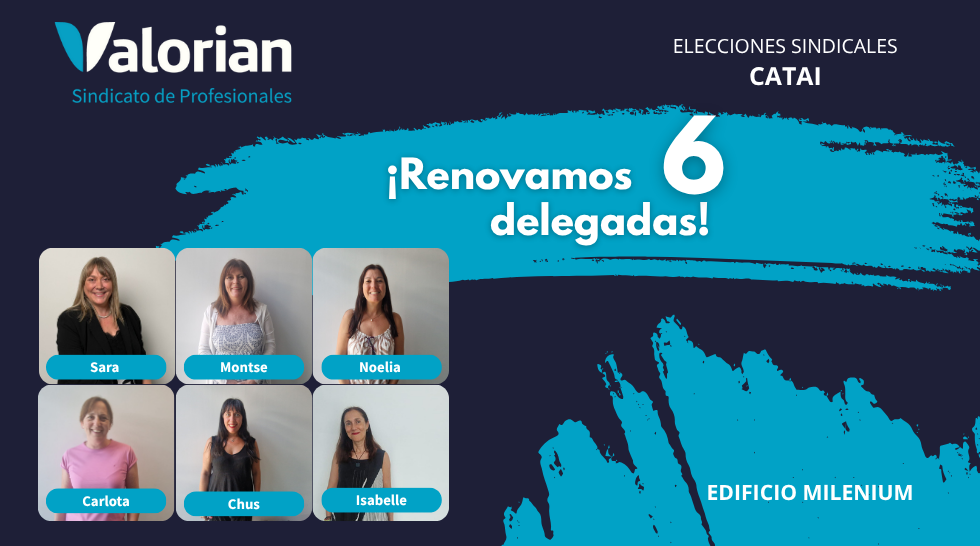 ¡Renovamos 6 delegadas en CATAI-Edificio Milenium!