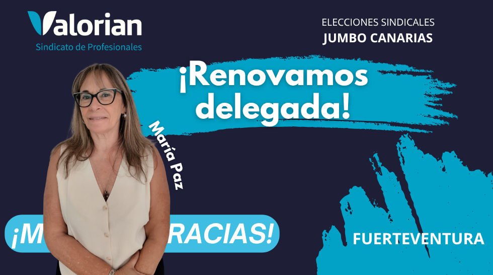 ¡Renovamos delegada en Jumbo Fuerteventura!