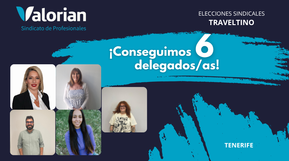 ¡Conseguimos 6 delegados/as en Traveltino Tenerife!