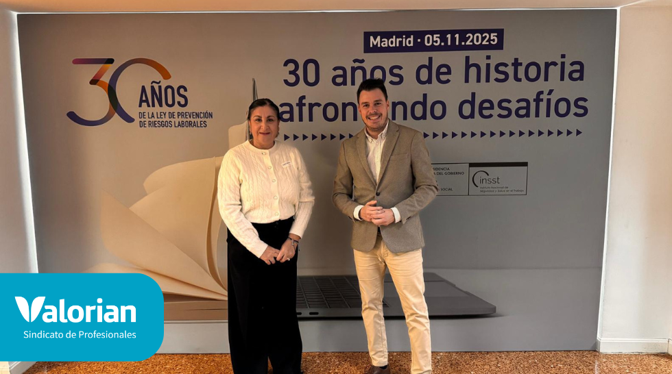 Valorian presente en la jornada «Prevención de Riesgos Laborales, 30 años de historia afrontando desafíos»