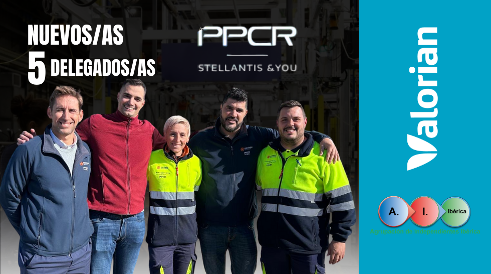¡Conseguimos 5 delegados/as en Stellantis PPCR en Sevilla!