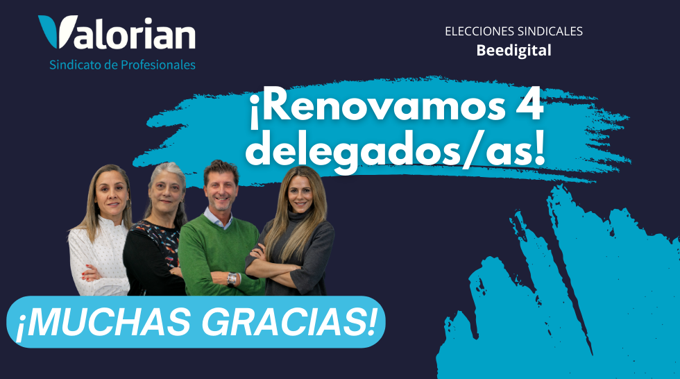 ¡Renovamos 4 delegados/as en Beedigital!