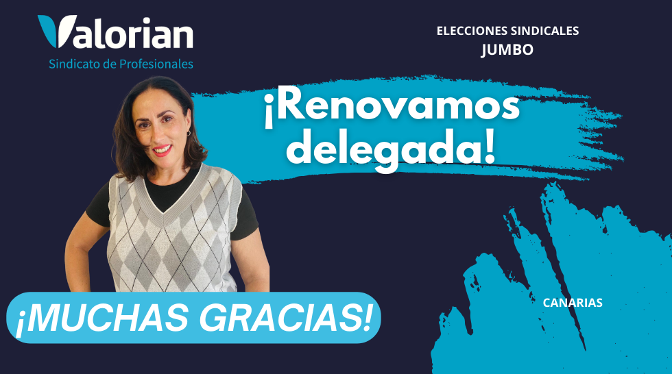 ¡Renovamos delegada en las elecciones de Jumbo Canarias!